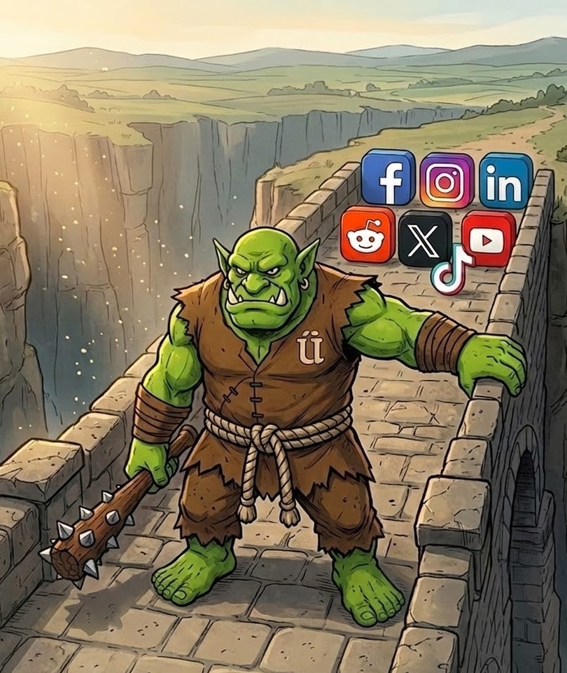 Focus Troll extension interface showing website controls